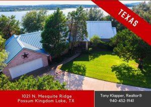 1021N Mesquite Ridge Possum Kingdom Lake , TX