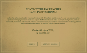 Miller Ranch - Contact