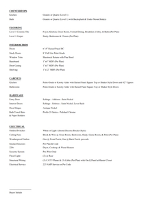 Standard Features BOYL 5.16.19