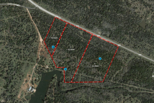Lake Buchanan - map right platt