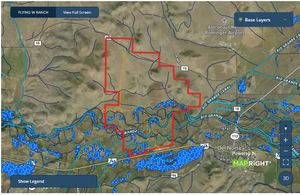 Flying W Ranch - Map